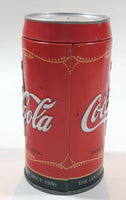 Drink Coca Cola Delicious and Refreshing Embossed Tin Metal Salt or Pepper Shaker Canister