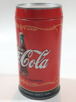 Drink Coca Cola Delicious and Refreshing Embossed Tin Metal Salt or Pepper Shaker Canister