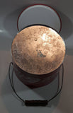 Drink Coca Cola Ice Bucket Pail Galvanized Metal Plastic Coated with Wood Handle