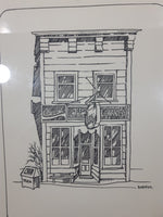 Rosedale B.C. Recreation Center Billiards Hall 9 3/4" x 12 3/4" Framed Print Signed Righton Numbered 98/100