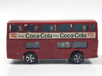 Vintage Corgi Juniors Enjoy Coca Cola Daimler Fleetline Double Decker Bus Red Die Cast Toy Car Vehicle