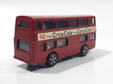 Vintage Corgi Juniors Enjoy Coca Cola Daimler Fleetline Double Decker Bus Red Die Cast Toy Car Vehicle