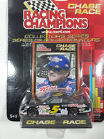2002 Edition ERTL Racing Champions Chase The Race NASCAR #5 Terry Labonte Kellogg's Got Milk Chevrolet Monte Carlo Black Die Cast Toy Race Car Vehicle with Collector Card and Display Stand - New in Package
