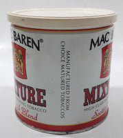 Vintage Mac Baren Mixture Scottish Blend High Class Smoking Tobacco 9 oz Metal Tin Can