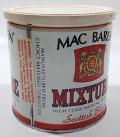 Vintage Mac Baren Mixture Scottish Blend High Class Smoking Tobacco 9 oz Metal Tin Can