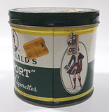 Vintage Macdonald's Export Finest Virginia Cigarette Tobacco 8 oz Metal Tin Can