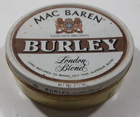 Vintage Mac Baren Golden Brown Burley London Blend 3 1/2 oz Tin Metal Pipe Tobacco Container