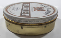 Vintage Mac Baren Golden Brown Burley London Blend 3 1/2 oz Tin Metal Pipe Tobacco Container