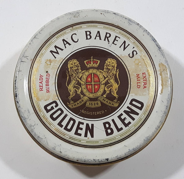 Vintage Mac Baren's Golden Blend Small Tin Metal Pipe Tobacco Container