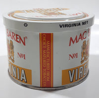 Vintage Mac Baren Virginia No 1 Tin Metal Pipe Tobacco Container