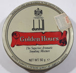 Vintage Dunhill Golden Hours The Superior Aromatic Smoking Mixture 50g Tin Metal Pipe Tobacco Container