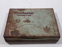 Vintage Winchester Cigarettes Tin Metal Container Case