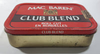 Vintage Mac Baren Club Blend Roll Cut Pipe Tobacco 50g Metal Tin Can