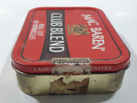 Vintage Mac Baren Club Blend Roll Cut Pipe Tobacco 50g Metal Tin Can