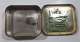 Vintage Player's Medium Navy Cut 2 oz Light Blue Tin Metal Tobacco Container