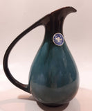 Vintage Blue Mountain Pottery 7" Tall Drip Glaze Pitcher Vase Made in Canada - Repaired