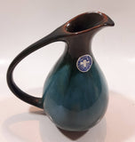 Vintage Blue Mountain Pottery 7" Tall Drip Glaze Pitcher Vase Made in Canada - Repaired