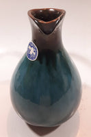 Vintage Blue Mountain Pottery 7" Tall Drip Glaze Pitcher Vase Made in Canada - Repaired