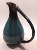 Vintage Blue Mountain Pottery 7" Tall Drip Glaze Pitcher Vase Made in Canada - Repaired