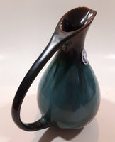 Vintage Blue Mountain Pottery 7" Tall Drip Glaze Pitcher Vase Made in Canada - Repaired