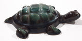 Vintage Blue Mountain Pottery 5 3/8" Long Drip Glaze Turtle Animal Figurine Ornament
