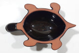 Vintage Blue Mountain Pottery 5 3/8" Long Drip Glaze Turtle Animal Figurine Ornament
