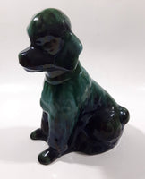 Vintage Blue Mountain Pottery 7 1/4" Tall Poodle Dog Animal Figurine Ornament