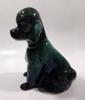 Vintage Blue Mountain Pottery 7 1/4" Tall Poodle Dog Animal Figurine Ornament