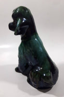 Vintage Blue Mountain Pottery 7 1/4" Tall Poodle Dog Animal Figurine Ornament