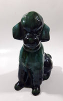 Vintage Blue Mountain Pottery 7 1/4" Tall Poodle Dog Animal Figurine Ornament