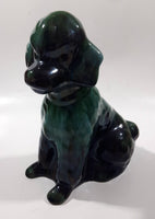 Vintage Blue Mountain Pottery 7 1/4" Tall Poodle Dog Animal Figurine Ornament