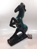 Vintage Blue Mountain Pottery Large 14" Tall Rearing Horse Animal Figurine Ornament