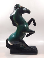 Vintage Blue Mountain Pottery Large 14" Tall Rearing Horse Animal Figurine Ornament