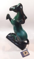 Vintage Blue Mountain Pottery Large 14" Tall Rearing Horse Animal Figurine Ornament