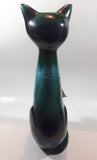 Vintage Blue Mountain Pottery Large 13 3/4" Tall Sitting Cat Animal Figurine Ornament