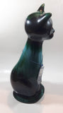 Vintage Blue Mountain Pottery Large 13 3/4" Tall Sitting Cat Animal Figurine Ornament