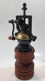 Vintage Style Barz Wood and Copper Finish Metal Coffee Pepper Grinder Mill