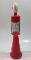 Vintage Avon Red Gas Pump "Remember When" Deep Woods After Shave Cologne Bottle Decanter 9 1/2" Tall