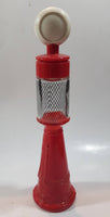 Vintage Avon Red Gas Pump "Remember When" Deep Woods After Shave Cologne Bottle Decanter 9 1/2" Tall