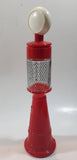 Vintage Avon Red Gas Pump "Remember When" Deep Woods After Shave Cologne Bottle Decanter 9 1/2" Tall