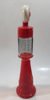 Vintage Avon Red Gas Pump "Remember When" Deep Woods After Shave Cologne Bottle Decanter 9 1/2" Tall