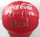 Coca Cola Real Summer Deal Sun Drinking Coca Cola From A Bottle Red 15" Diameter Inflatable Beach Ball