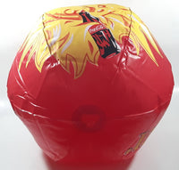 Coca Cola Real Summer Deal Sun Drinking Coca Cola From A Bottle Red 15" Diameter Inflatable Beach Ball