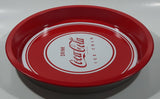 2009 Drink Coca Cola Ice Cold Red and White 12 1/4" Diameter Round Circular Metal Beverage Serving Tray