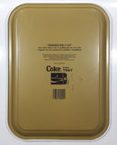 1991 Coca Cola "Wherever I go" Santa Claus Themed 1983 Painting by Haddon Sundblom 10 1/2" x 13 3/4" Metal Beverage Serving Tray