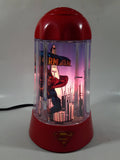 2003 Rabbit Tanaka DC Comics Super-Man Red 9 3/4" Tall Rotating Turning Motion Lamp Light