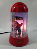 2003 Rabbit Tanaka DC Comics Super-Man Red 9 3/4" Tall Rotating Turning Motion Lamp Light