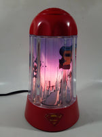 2003 Rabbit Tanaka DC Comics Super-Man Red 9 3/4" Tall Rotating Turning Motion Lamp Light