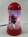 2003 Rabbit Tanaka DC Comics Super-Man Red 9 3/4" Tall Rotating Turning Motion Lamp Light