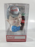 1997 Kurt S. Adler Coca Cola Coke Sprite Boy Hand Crafted Glass Christmas Ornament New in Box